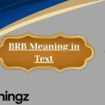 BRB Meaning in Text