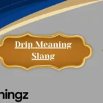 Drip Meaning Slang