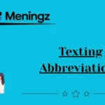 Texting Abbreviations
